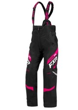 FXR Womens Team Snowmobile Bibs Pink Fuchsia   8 12 16  220300-1090 CLEARANCE