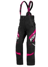 FXR Womens Team Snowmobile Bibs Pink Fuchsia   8 12 16  220300-1090 CLEARANCE