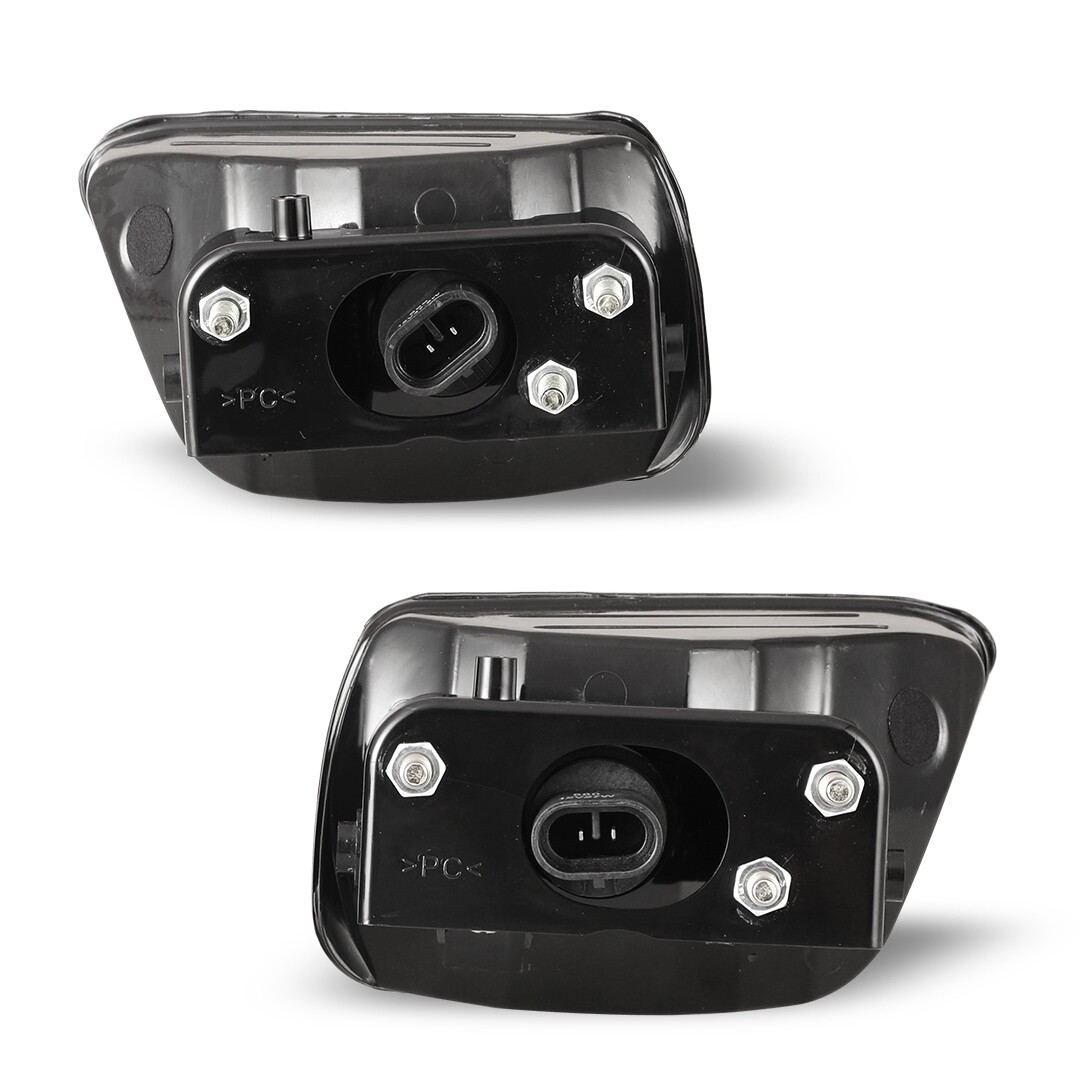 Pair Of Fog Lights For 2002-2009 Chevy Trailblazer & Isuzu Ascender - Halogen, 35W, 3000K Warm White, DOT/SAE Certified