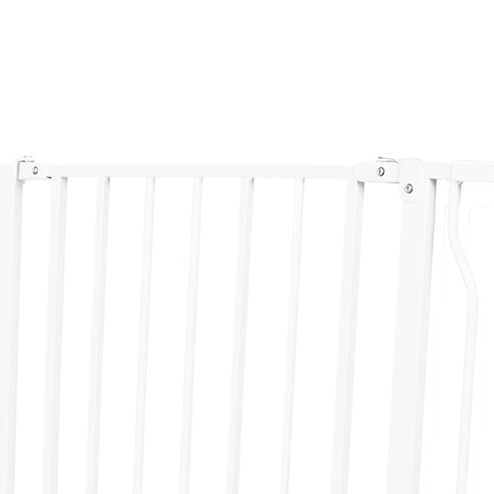 Baby Gate with Cat Pet Dog Gate Door Walk Through Door Hallway Home