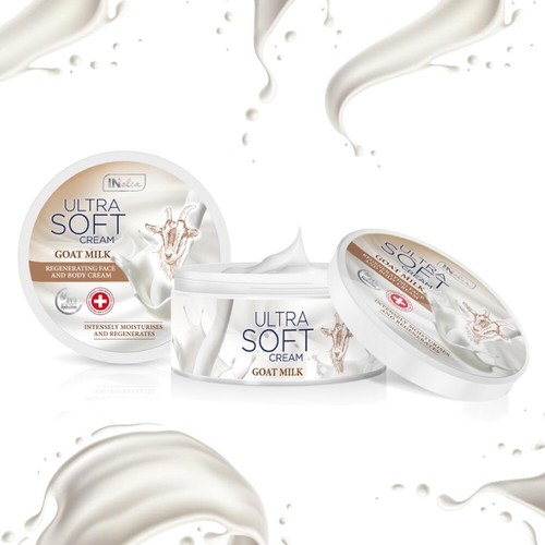 ULTRA SOFT Face & Body Cream with Natural Extracts Goat's Milk Green Tea 200ml - Picture 8 of 23