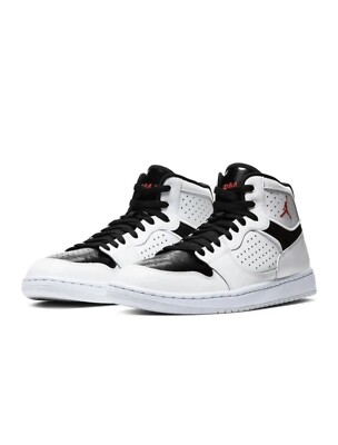 Jordan Black/White High-Top with Red Jumpman Accent Air Jordan 1 Retro High OG Flight Club Men main image 2