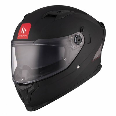 Casque integral mt braker sv ff128sv a1 uni noir mat m (double ecrans) (ece 22.0