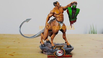Motaro vs Reptile Classic Mortal Kombat 1 Fatality Resin Printed DIY model kit