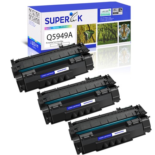3PK Q5949A 49A Toner Cartridge for HP Laserjet 1160Le 1320n 1320t 1320tn 1320nw