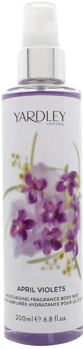 APRIL VIOLETS by Yardley London fragrance body mist 6.8 oz New | eBay