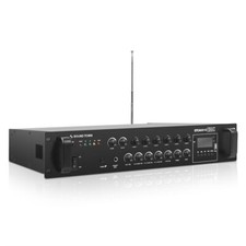 Sound Town 180 W 6-Zone 70V/100V Power Amp Bluetooth STCA180-6Z-R 
