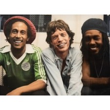 NICK HOLDSWORTH Original Mixed Media ‘Marley, Jagger and Tosh’