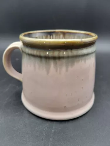 Edgecomb Potters Maine Large Oversize Coffee Tea Soup Mug Crystaline Glaze