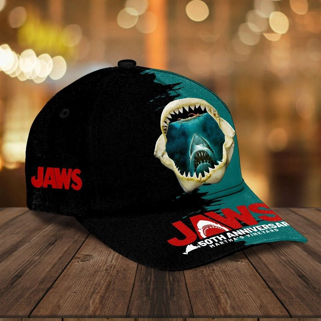Jaws 50th Anniversary Unisex Classic Cap Adults Hat Lovers Gift