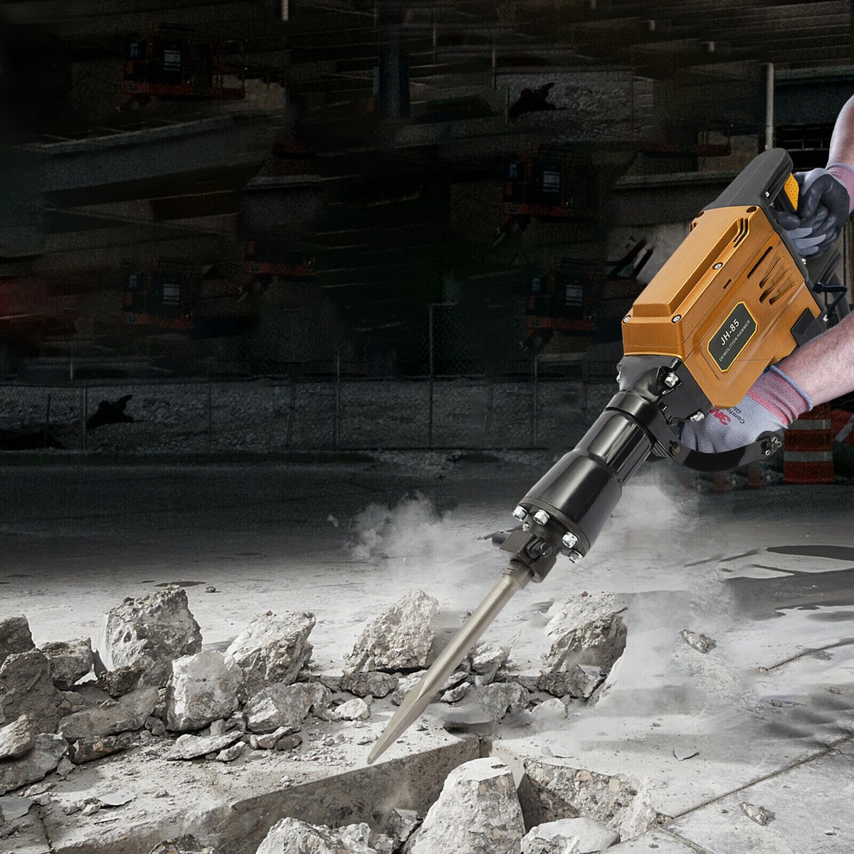 1700W Free Standing Electric Heavy Duty Jack Hammer Concrete