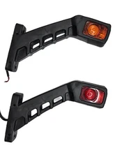 LED EdgeMarker trailer semi truck SQAURE marker lights amber - amber - red