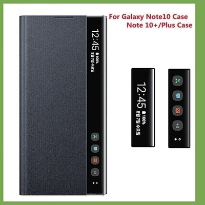 For Samsung Galaxy Note 10/10+ Smart View Mirror Flip Leather Fashion Cover Case