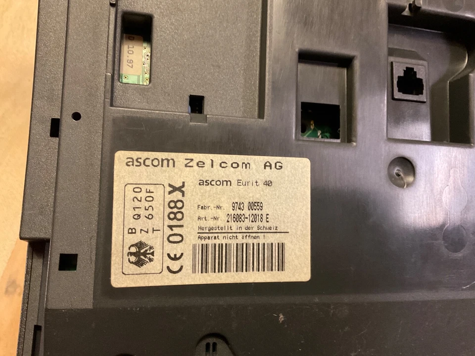 Ascom Eurit 40 ISDN Telefon, gebraucht - Bild 2 von 2