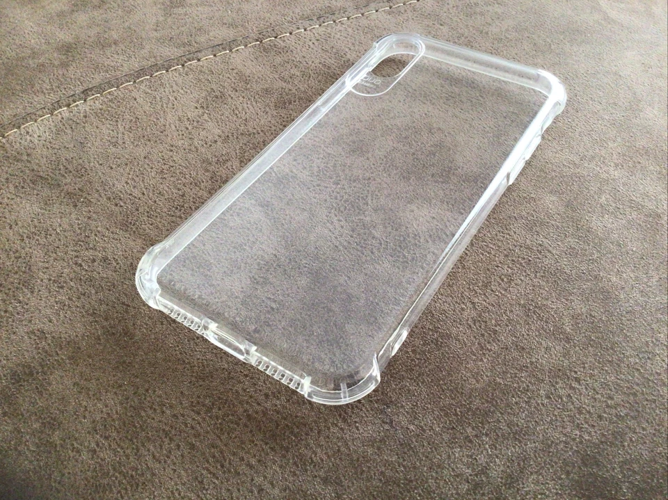 Clear Silicone Rubber Gel Protective Case Cover Skin For Apple iPhone X XS - Image 4 of 4
