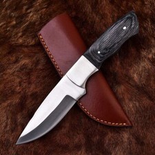 JAGD MESSER aus Steel Blade Stainless, Hand verarbeitetes 003Black