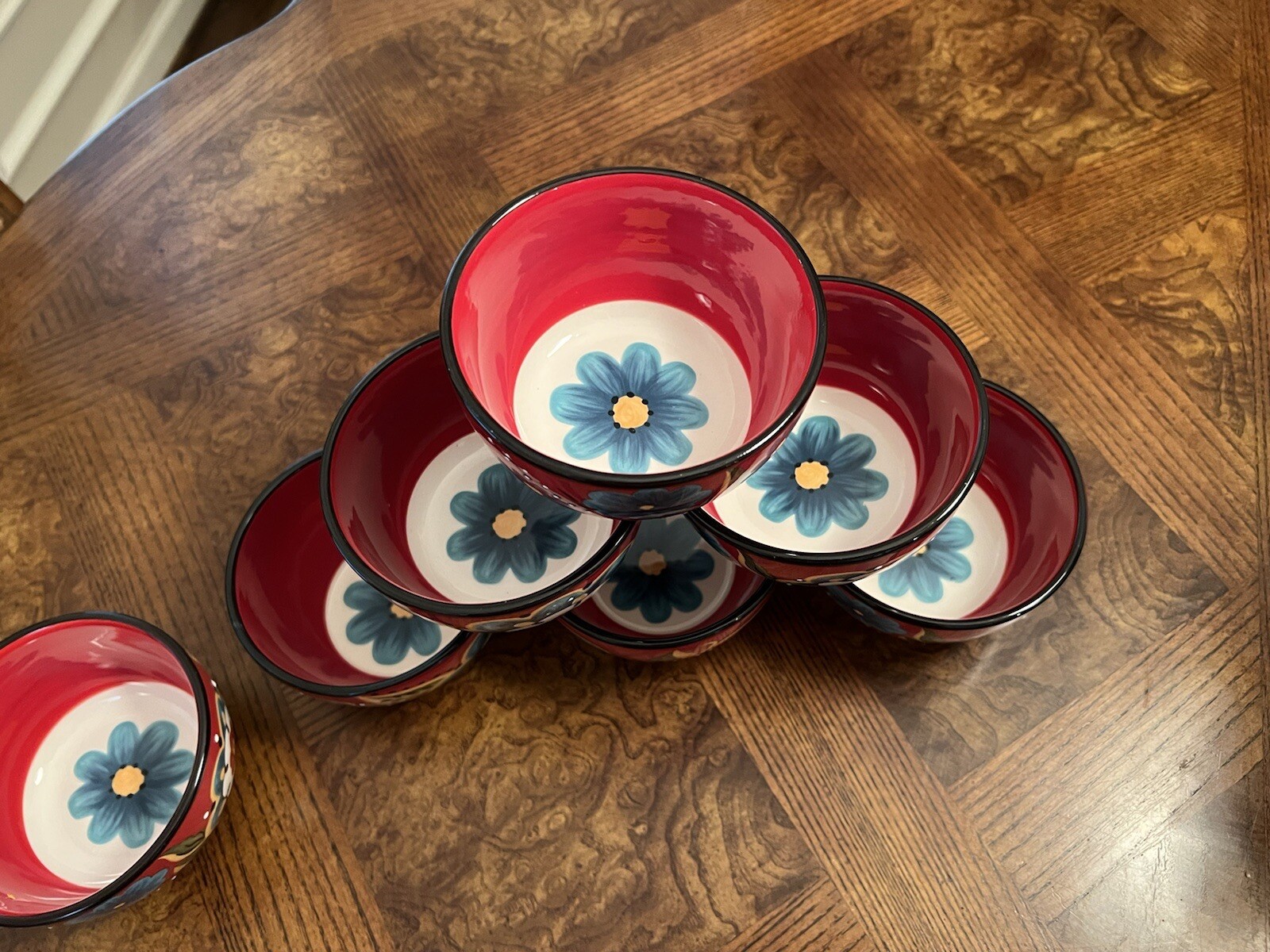 Home Accents EMILY set/7 Fruit/Dessert (Sauce) Bowls eBay