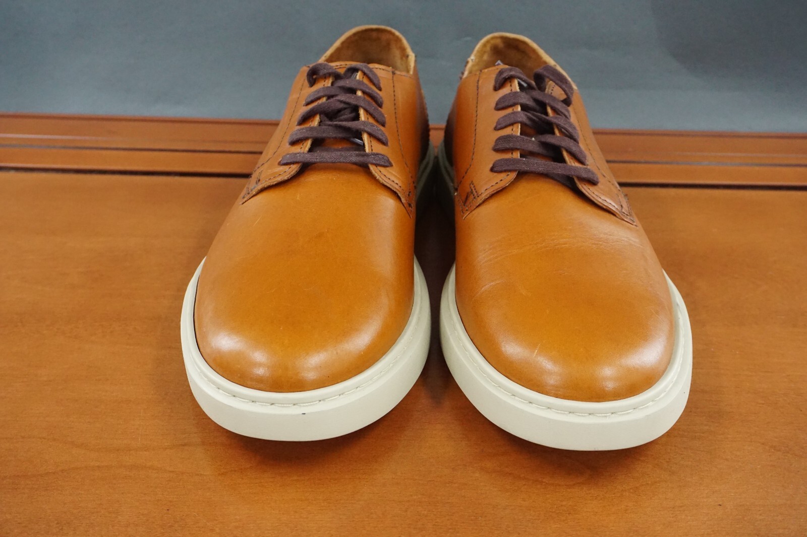 SAOLA Allen Edmonds Henderson 8 scarpe uomo pelle marrone stringate derby punta liscia