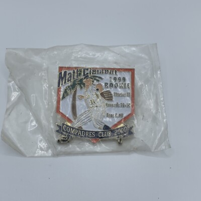 San Diego Padres Matt Clement 1999 Rookie Compadres Club 2000 Hat Lapel Pin 161