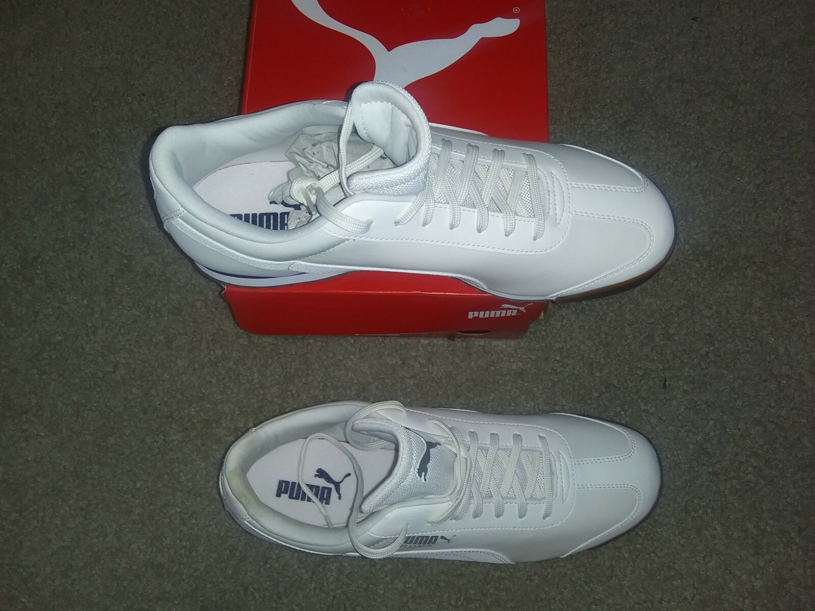 NWT PUMA Roma Basic.  WHITE WHISPER.  SZ 9 image 2