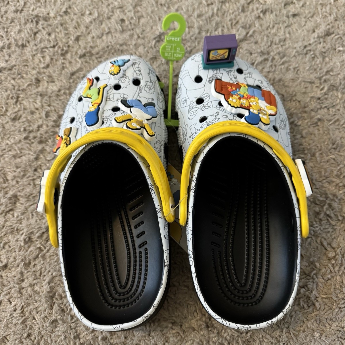 NWT Unisex The Simpsons x Crocs Classic Clogs Sandals Shoes  display picture 3