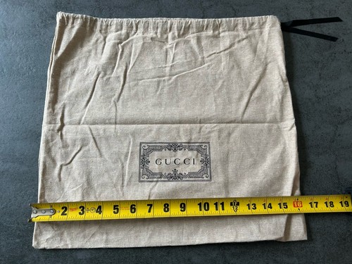 GUCCI Authentic Dust Bag 16 X 15 Inch