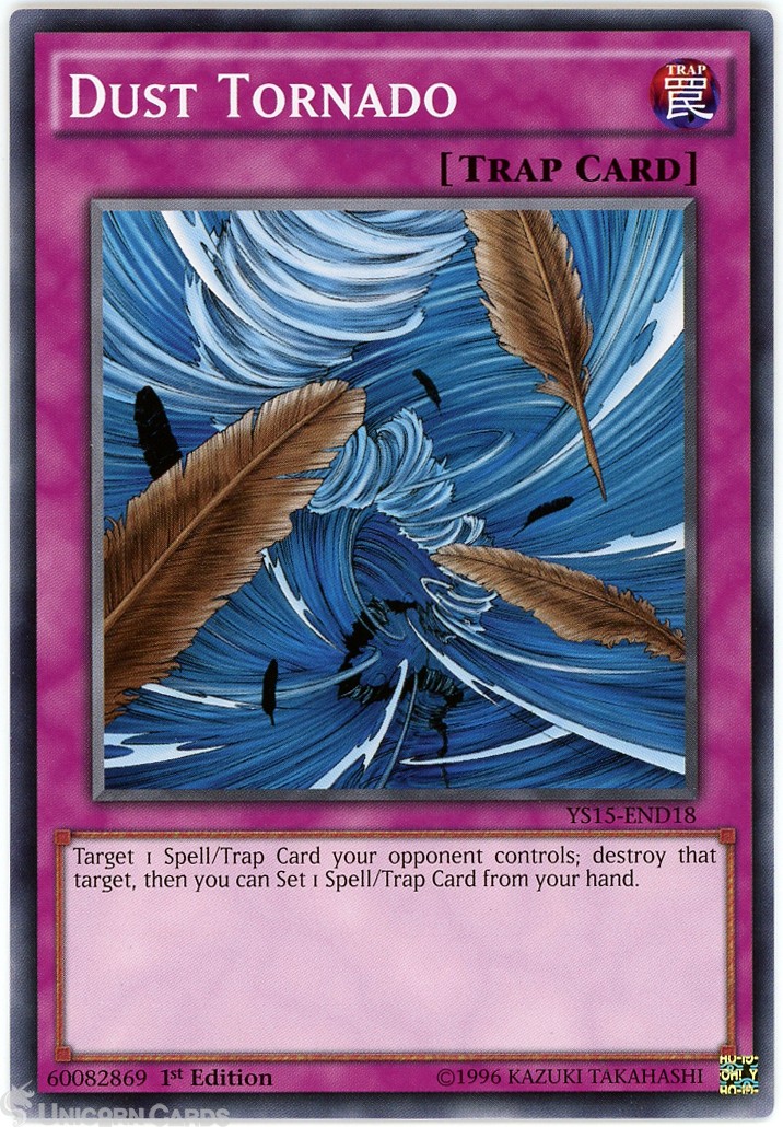 YS15-END18 Dust Tornado 1st Edition Mint YuGiOh Card