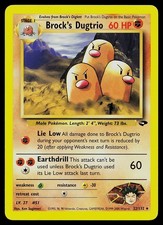 Pokemon Card - Brock's Dugtrio Gym Challenge 22/132 Rare on eBay