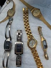 Lot Of 6 VTG Watches Sieko Bulova Hilsboro Armitron Pulsar GUESS Need Battery