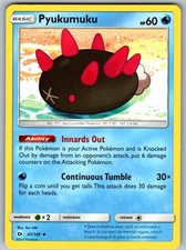 POKÉMON TCG PYUKUMUKU 47/149 UNCOMMON SM BASE SET LIGHTLY PLAYED