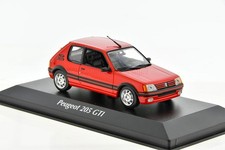 PEUGEOT 205 GTI Red 1990 1/43 MINICHAMPS 940112300
