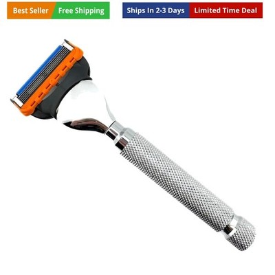 Parker 5-Blade Razor Handle Compatible with Gillette Fusion Cartridges   Weig...