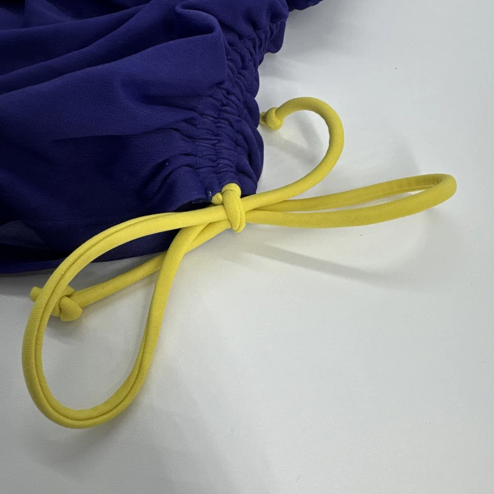 Athleta Bathing Suit Top Size Plunge Tankini 36 D-DD Paisley #54023 Adjustable - Image 3 of 4