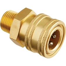 Forney 3/8 In. Male Quick Coupler Pressure Washer Socket 75128 Forney 75128