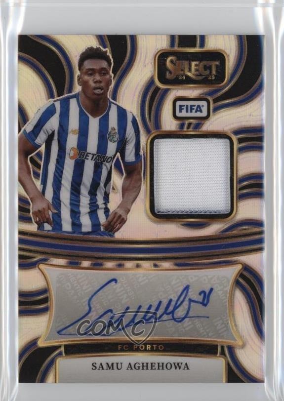 2024-25 Panini Select FIFA Samu Aghehowa #AM-SA Rookie Relic Auto RC