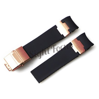 22mm Kautschuk Uhrenarmband für Ulysse Nardin Marine Diver UN263 Watchband Strap