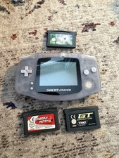 Gameboy Game Boy Advance Glacier Console With Games