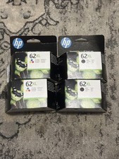 HP 62XL Black  Tri-Color Ink Cartridges Genuine OEM C2P05AE C2P07AE Exp 2027