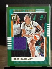Dearica Hamby 2025 Donruss WNBA Jersey Patch GREEN Los Angeles Sparks 23/30 #76