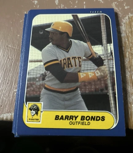 Barry Bonds #U-14 1986 Fleer Update