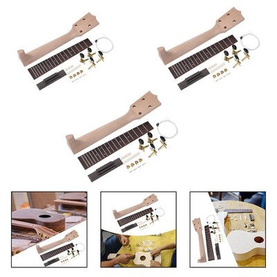 DIY Ukulele Kit Unfinished Ukulele Parts Manual Build Your Own Guitar Assembly