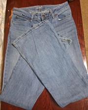 Wrangler Women Light Wash High Rise Flare Jeans 7x36 Tall Retro Western