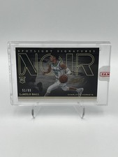 2020-21 Panini Noir Spotlight Signatures - LaMelo Ball Rookie Autograph /99