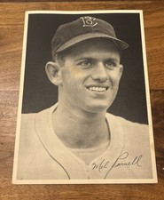 1947 Red Sox Team Photographs Picture Pack card Mel Parnell RC
