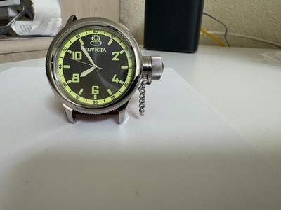 Invicta 1433 Russian Diver Signature Collection  black dial 52mm NO BAND