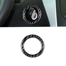 Carbon Fiber Engine Ignition Start Switch Key Cover Trim For Ford Explorer 11-14