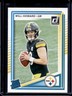 2025 Panini Donruss Will Howard Rated Rookie RC #309 Steelers