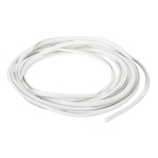 24.9 ft U-Shape Edge Banding, Adhesive Trim Protector Fit 1/8" Edge, White