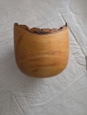 Barry Lundgren - original woodturning bowl handmade signed live edge