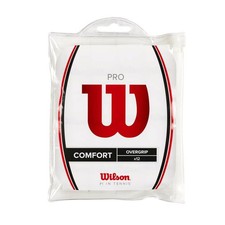 Wilson Pro Overgrip-Comfort 12 Pack. White 12 count,